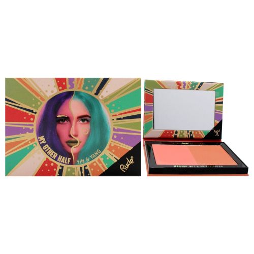 My Other Half Duo Shade Face Palette - Yin and Yang by Rude Cosmetics for Women - 0.4 oz Makeup