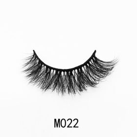 Handgemaakte Mink Wimpers Soft Curl Gevleugelde End Oog Langwerpige Valse Wimpers Dikke Kruis Natuurlijke Fake Lash Nieuwe Makeup Tools Groothandel (Color: M022)