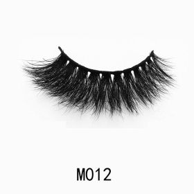 Handgemaakte Mink Wimpers Soft Curl Gevleugelde End Oog Langwerpige Valse Wimpers Dikke Kruis Natuurlijke Fake Lash Nieuwe Makeup Tools Groothandel (Color: M012)