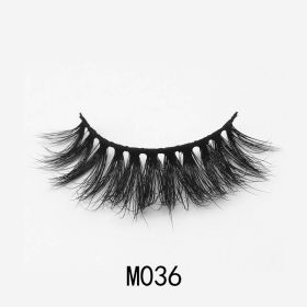 Handgemaakte Mink Wimpers Soft Curl Gevleugelde End Oog Langwerpige Valse Wimpers Dikke Kruis Natuurlijke Fake Lash Nieuwe Makeup Tools Groothandel (Color: M036)