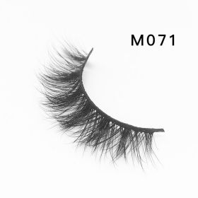 Handgemaakte Mink Wimpers Soft Curl Gevleugelde End Oog Langwerpige Valse Wimpers Dikke Kruis Natuurlijke Fake Lash Nieuwe Makeup Tools Groothandel (Color: M071)