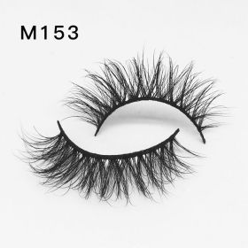 Handgemaakte Mink Wimpers Soft Curl Gevleugelde End Oog Langwerpige Valse Wimpers Dikke Kruis Natuurlijke Fake Lash Nieuwe Makeup Tools Groothandel (Color: M153)