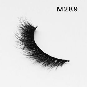 Zachte Nertsen Wimpers 3D Krul Gevleugelde End Oog Langwerpige Nep Wimpers Dikke Handgemaakte Natuurlijke Valse Wimper Rommelig Cross Lash Groothandel (Color: MZA2081-M289)