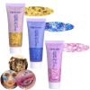 Body Face Chunky Glitter Gel: Pink White Silver Face Sparkles Glitter Gel Makeup